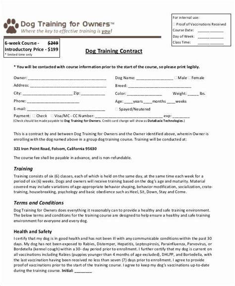dog training lesson plan template perfect template ideas
