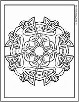 Celtic Coloring Pages Vine Flower Printable Knot Colorwithfuzzy Vines Pattern Irish Scottish Patterns Adults Center Has Designs Fuzzy Choose Board sketch template