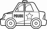 Police Coloring Pages Truck Getcolorings sketch template