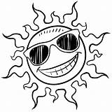 Sun Sunglasses Sketch Stock Illustration Depositphotos sketch template