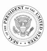Seal Presidential Coloring Printable sketch template