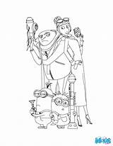 Gru Coloring Pages Getcolorings Color sketch template
