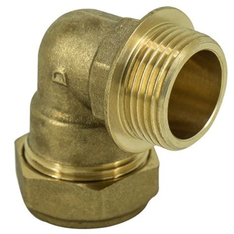 10mm x 1 2 bsp brass compression male 90 degree elbow