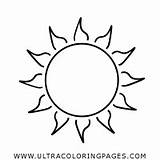 Sun sketch template