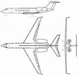 Gulfstream G500 G550 Coloring Blueprints Aerospace Wikiwand Bellum Pacem sketch template