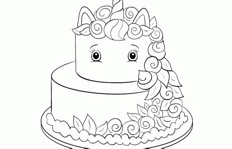 unicorn cupcake coloring pages cute muffin drawing  getdrawings