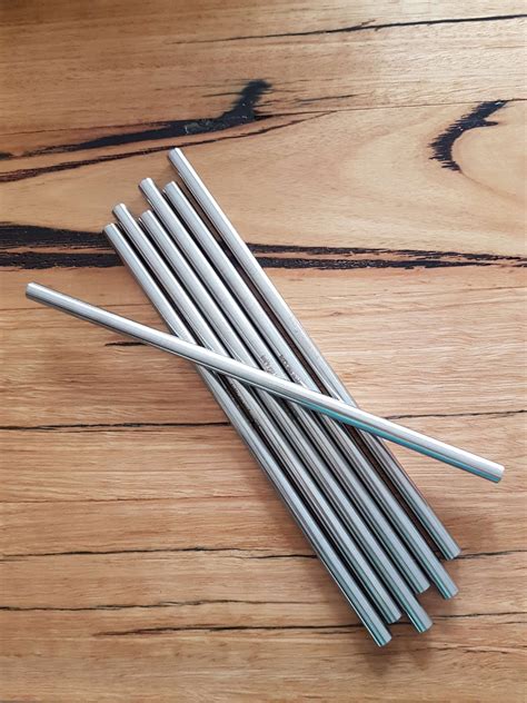 reusable stainless steel straws green bandicoot styling