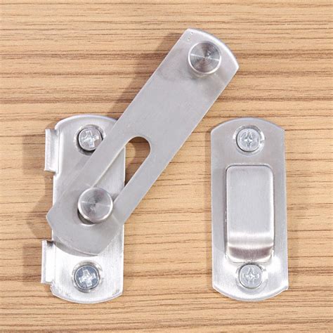 walfront hasp latch stainless steel hasp latch lock sliding door lock  window cabinet fitting
