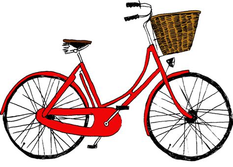 red bike clipart   cliparts  images  clipground