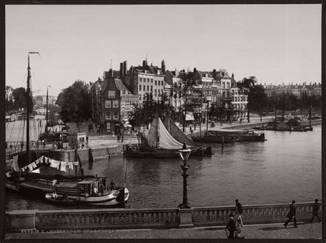 Historic Bandw Photos Of Rotterdam Holland 19th Century