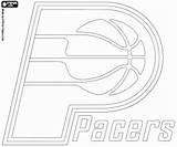 Pacers Nba Malvorlagen Logotipo Kleurplaten Dos sketch template