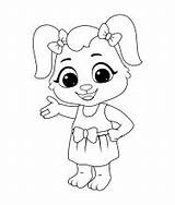 Coloring Pages Ruby Kids Printable Characters Fun sketch template