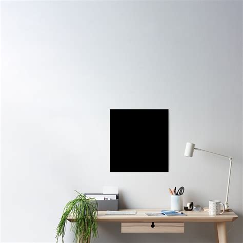 deepest black solid color poster  sale  roxannechee redbubble