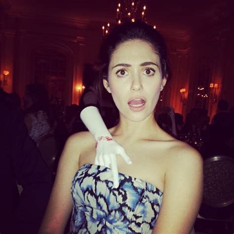 emmy rossum had a mannequin hand in a compromising position