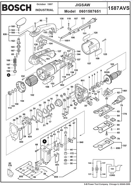 bosch avs top handle jig  model schematic parts diagram toolbarncom