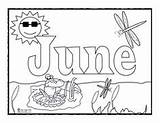 Coloring June Pages Months Year Month Sheets Kids Printable Colouring Sing Laugh Printables Print Calendar Hello Flowers Birthstone January Learn sketch template