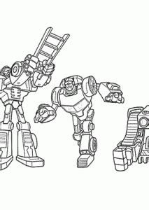 rescue bots coloring pages  kids printable  cartoon