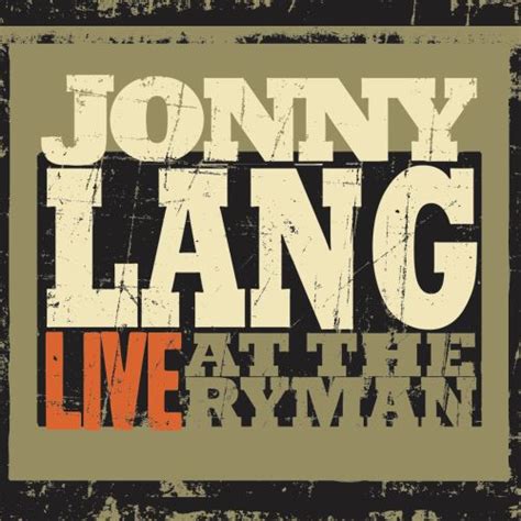 Live At The Ryman Jonny Lang Songs Reviews Credits