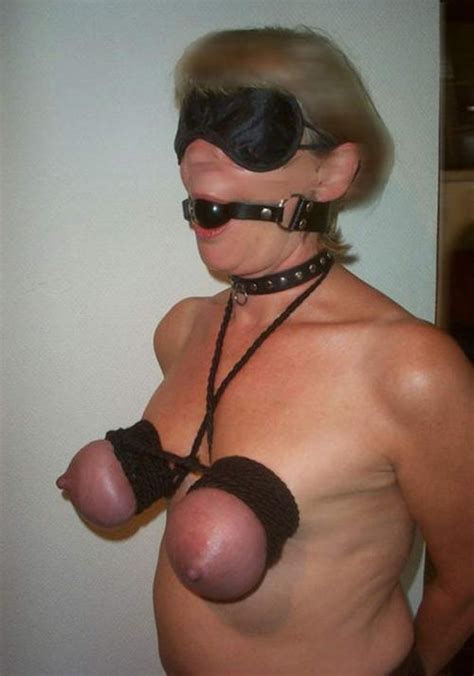 homemade breast bondage