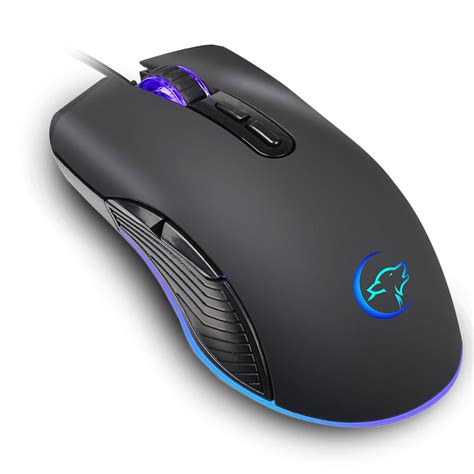 tsv gaming mouse wired usb optical computer mice  rgb backlit