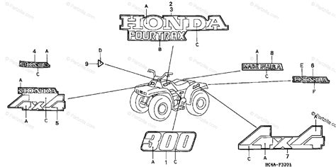 honda fourtrax  wiring diagram diagram ear