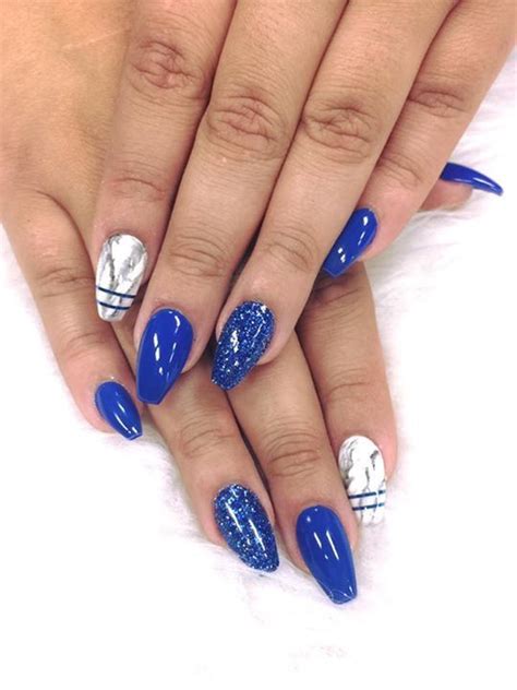 Gel Nails Royal Blue Mighty Bonita