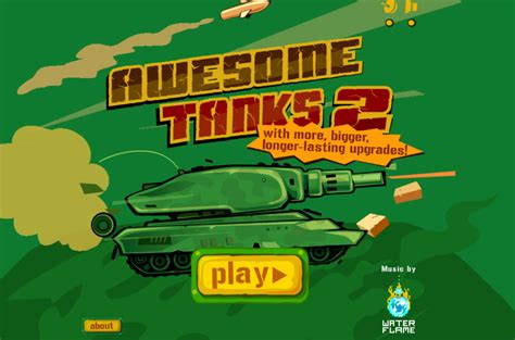 play game awesome tanks  cool math   action games