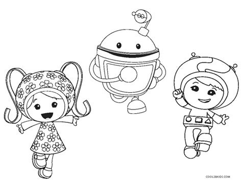 umizoomi  coloring pages png  file  face mask