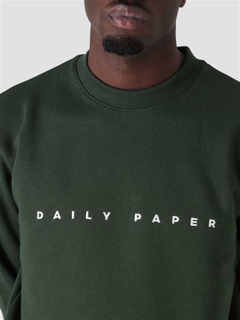 daily paper alias sweater mountain green  freshcotton