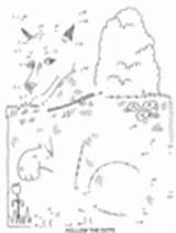 Dogs Coloring Dog Connect Pages Dot Animals Dots sketch template