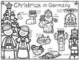 Coloring Pages Christmas Around Vocabulary Traditions Template Getdrawings sketch template