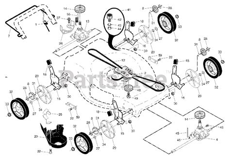 husqvarna hu  awd   husqvarna walk  mower   drive parts lookup