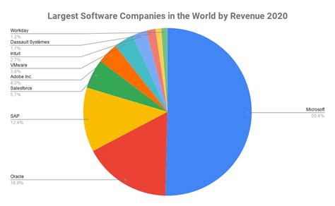 top  largest software companies   world  revenue