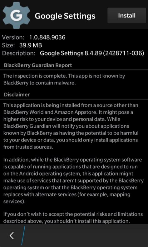 install google play store  blackberry blackberry