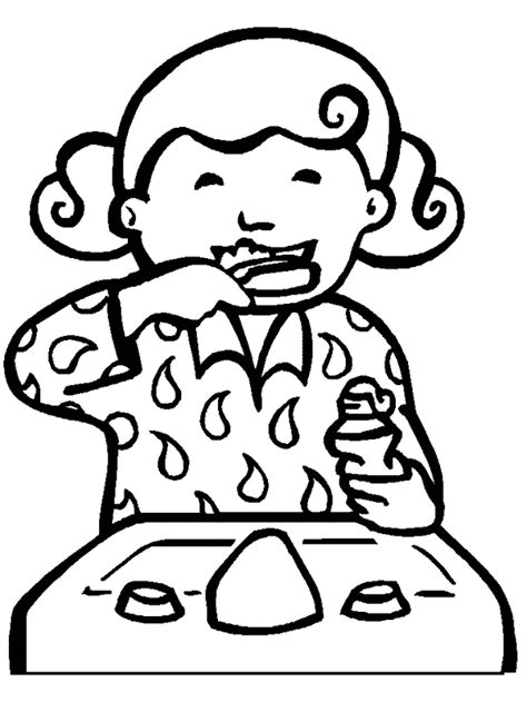 dental health coloring pages coloring pages  kids family people