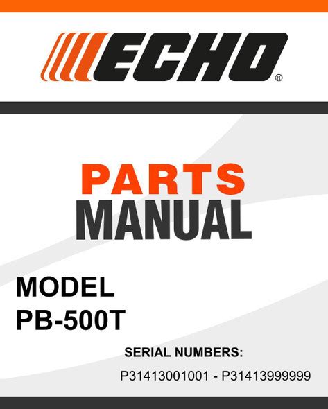 echo pb  sn p p parts manual