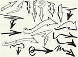 Arrows Graffiti Vector Vectors Graphics Set Arrow Brushes Grafiti Pack Vectorified Mediamilitia sketch template