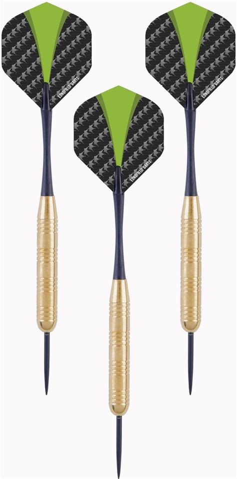 bolcom  set van  dartpijlen longfield darts brass  grams dartendarts sport artikelen