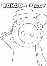 Roblox Piggy Colorear Peppa Pig Adopt Coloringgames Imprima sketch template