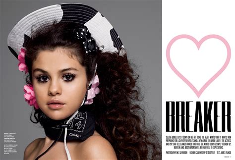 Shine On Media Selena Gomez Strips For V Magazine