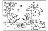 Coloring Pages Fall Autumn Kids Printable Village Herbst Ausmalbilder Colouring Print Activity Color Benefit Library Clipart Clip Popular Precious Moments sketch template