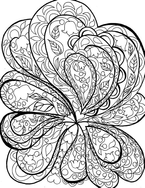 printable coloring pages  adults abstract  worksheets