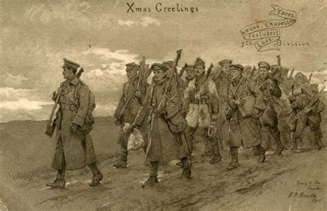 british christmas postcard  ww art military art world war