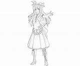 Tenshi Hinanai sketch template