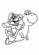 Mario Yoshi Bross Koopa Malvorlagen Riding Impressionnant Troopa Momjunction Mário sketch template