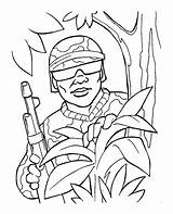 Coloring Army Pages Soldier Drawing Printable Kids Saluting Marine American Getdrawings Template sketch template