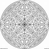 Mandala Mandalas Coloring Geometric Lines Pages Concentric Simple Patterns Adults Designs Kids Pattern Lignes Concentriques Adult Line Children Circle Avec sketch template