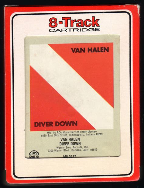 Van Halen Diver Down 1982 Rca Wb T8 8 Track Tape