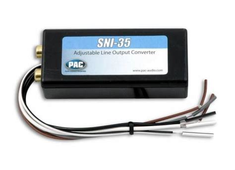 pac sni  adjustable  output converter signal processors  drivers  car