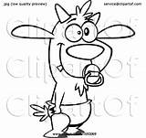 Goat Cartoon Baby Toonaday Lineart 2021 Outline sketch template